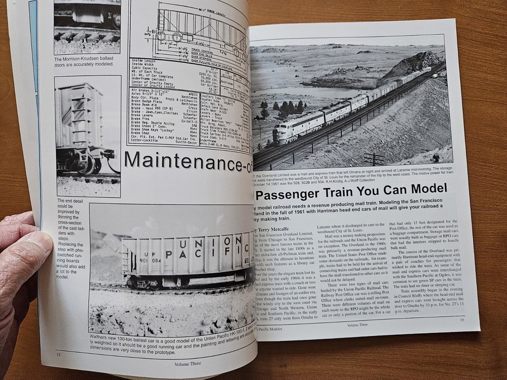 Union Pacific Modeler Volume Three (1997 paperback)
