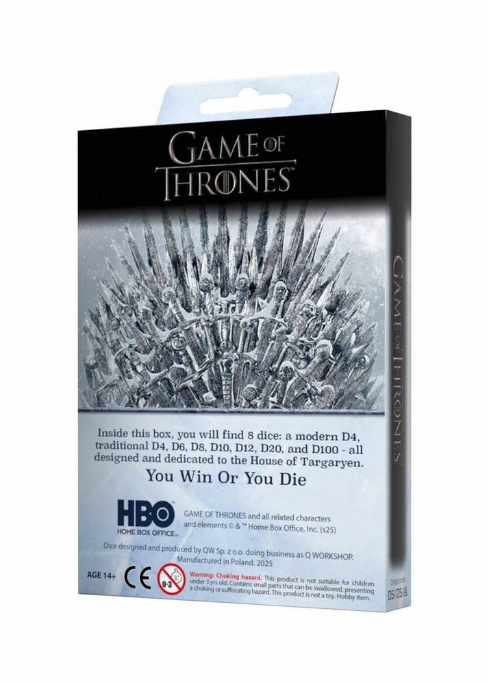 Game of Thrones RPG Dice Set: Targaryen