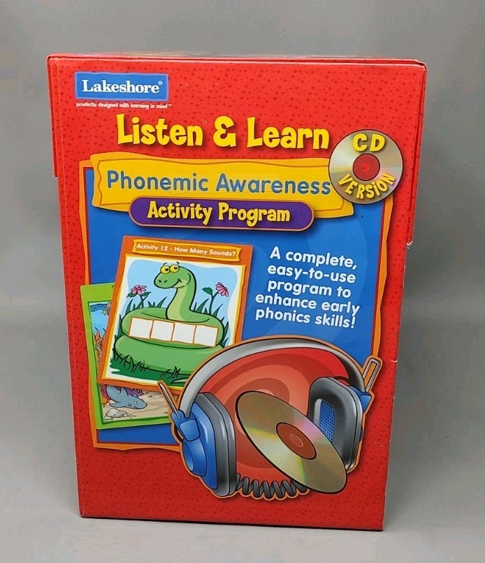 Lakeshore Listen & Learn Phonemic Awareness Activity Program CD Version JJ327