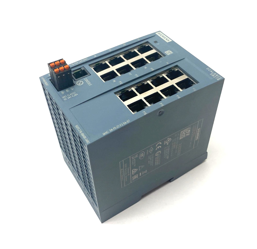Siemens 6GK5 216-0BA00-2AB2 SCALANCE XB216 Man. Layer Industrial Ethernet Switch