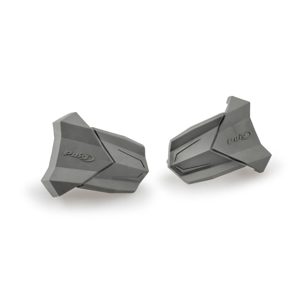 Puig RUBBER END REPLACEMENT FRAME SLIDER R19 PAIR GREY 3148U