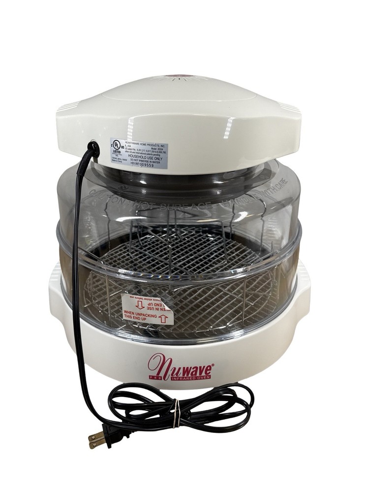 NuWave Infrared Oven Pro White Model 20334 Cleaned & Tested - EUC - Original Box
