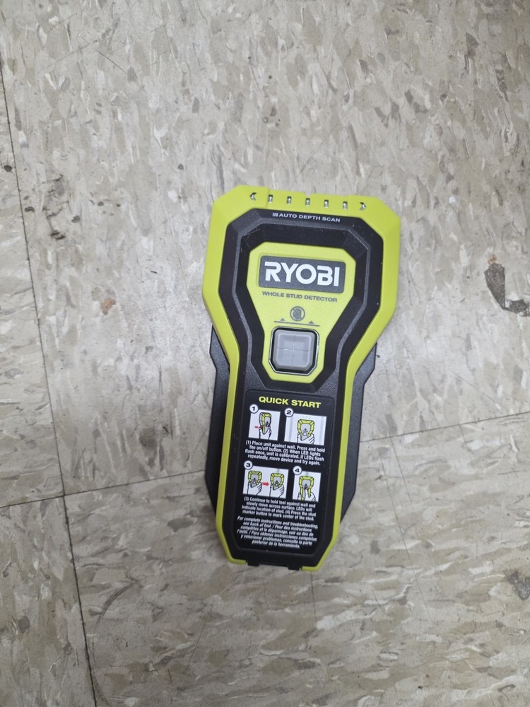 RYOBI ESF5002 Whole Stud Finder Auto Depth Scan Tech Hand-Held Multiple LED