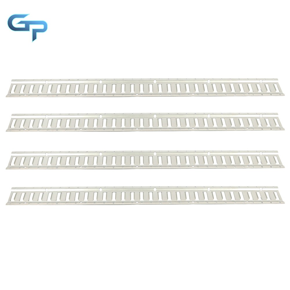 4 Pack 5' E Track Tie Down Rail Kit For Truck Trailer Cargo Van Utility