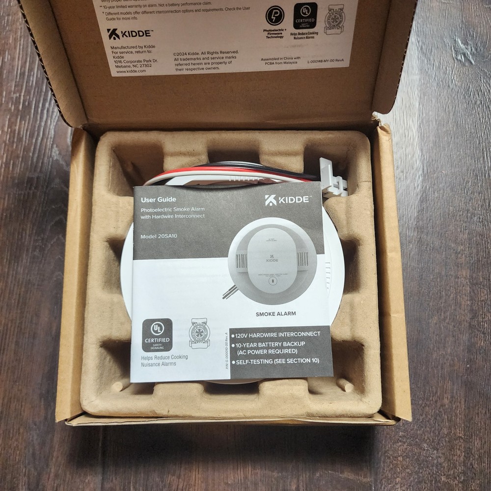 KIDDE 20SA10 Hardwired Smoke Detector