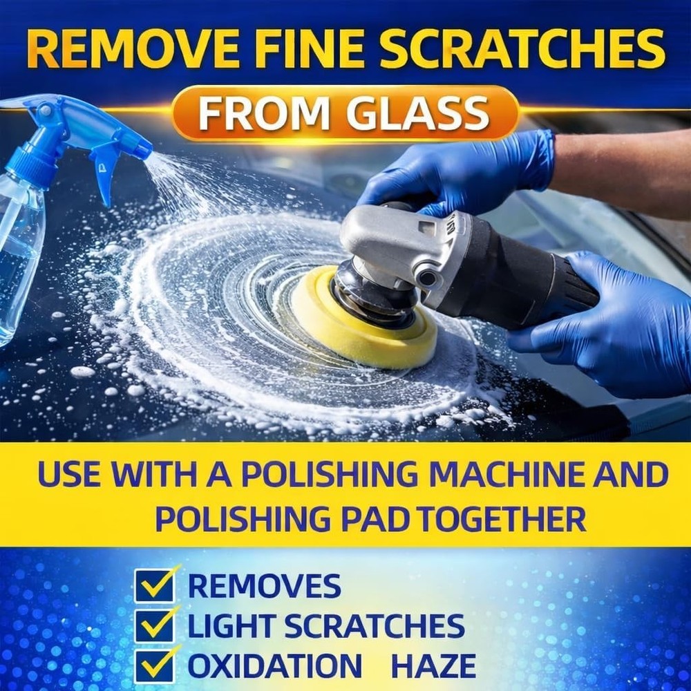 100ml Ultra-Fine Cerium Oxide Glass Polishing Solution - Fast, Efficient Finish