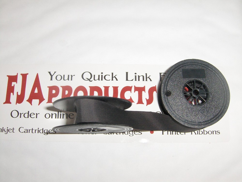 HERMES ROCKET SPOOL TYPEWRITER RIBBON - BLACK INK FOR HERMES ROCKET