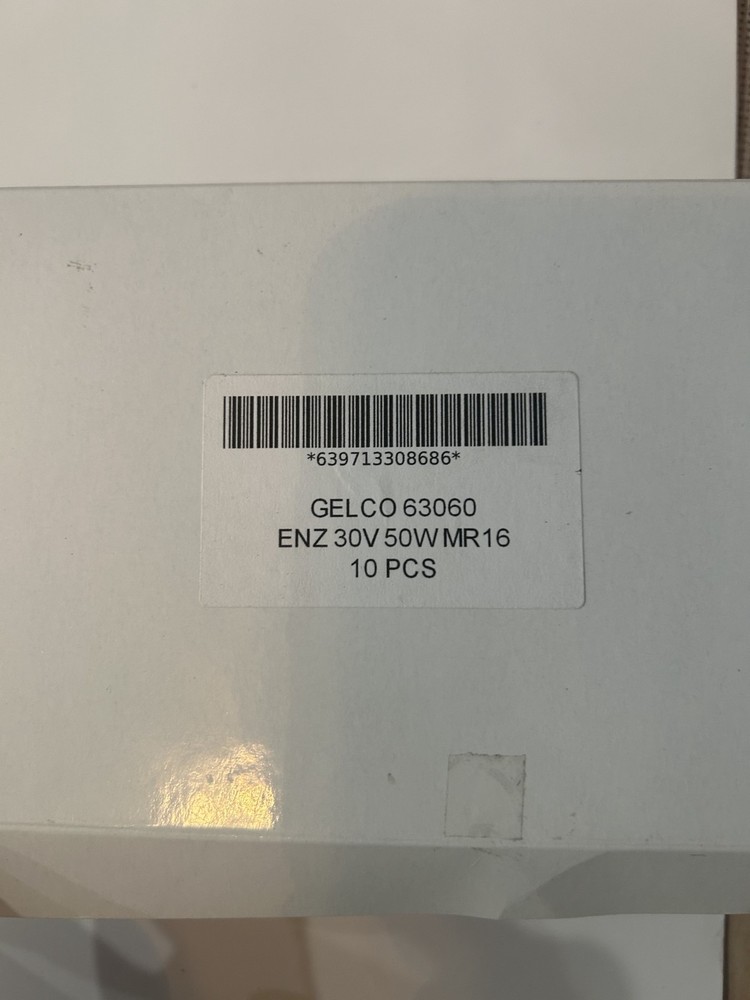 GELCO ENZ 63060 Halogen Lamp 30 Volt, 50 Watts