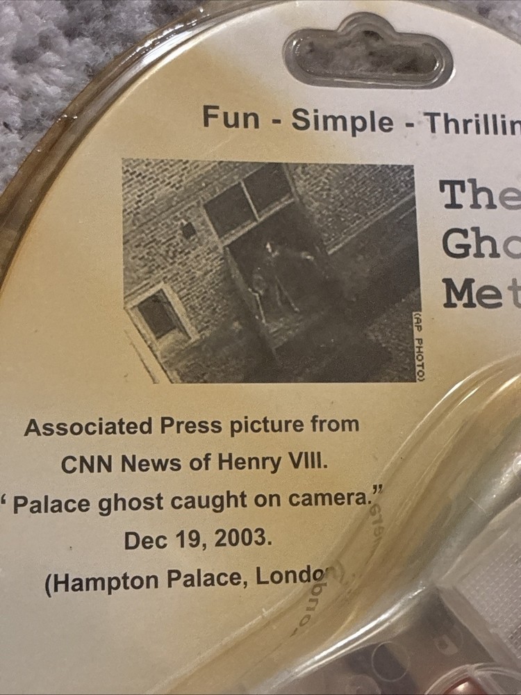 The Ghost Meter - EMF Sensor Transparent NEW SEALED Paranormal Ghosts