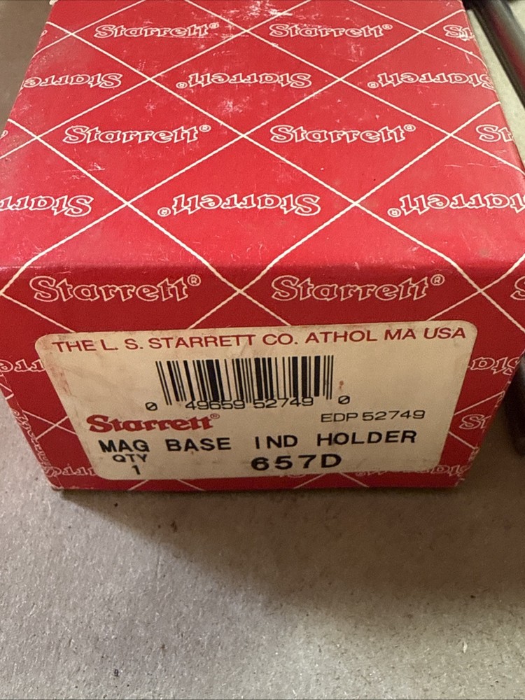 Starrett No. 657D Magnetic Base Indicator Holder