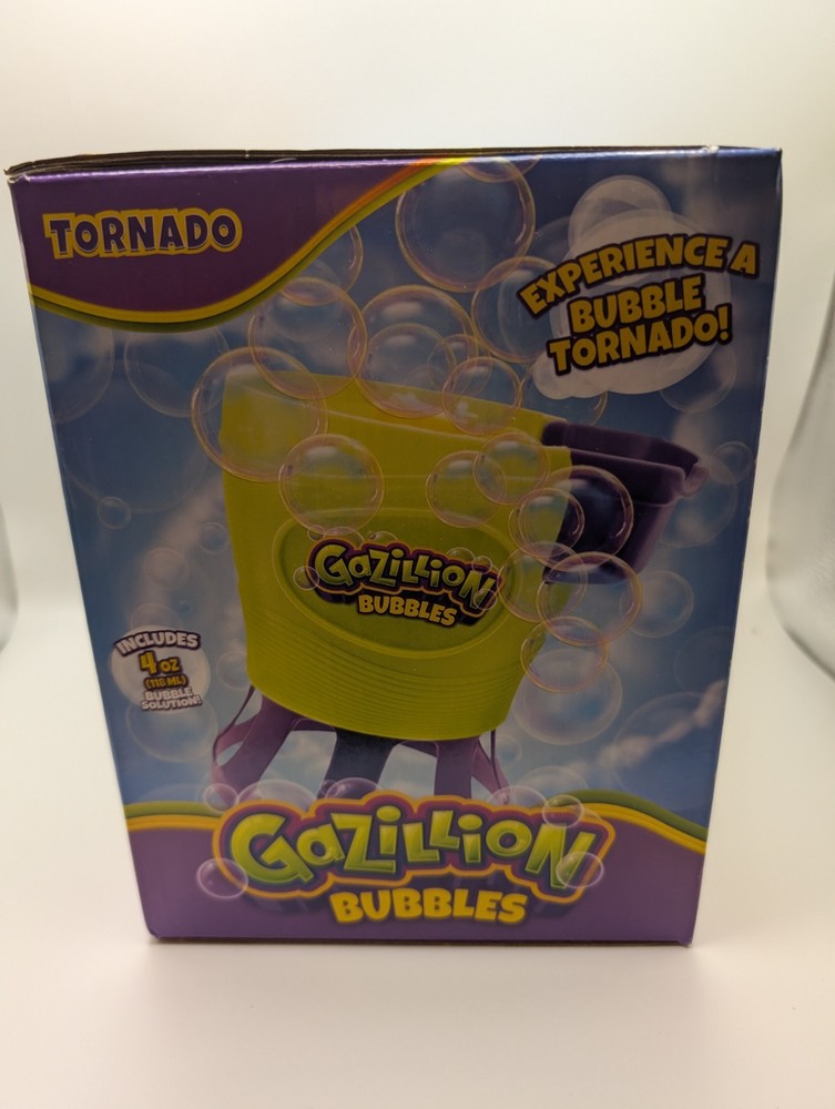 Gazillion Bubbles Tornado Machine Kids Bubble Maker Toy NEW
