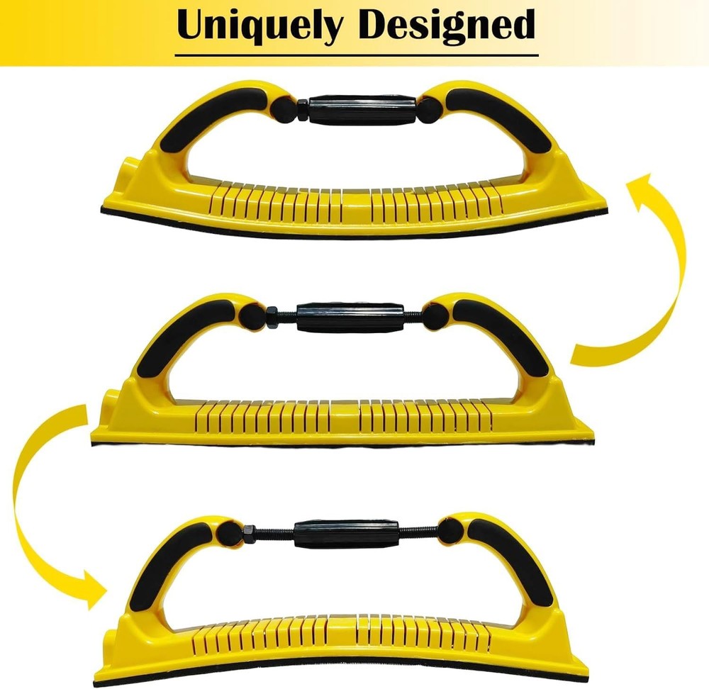 2-3/4"x15-3/4"Adjustable Radius Flex Longboard Hand Sanding File Block with Hook