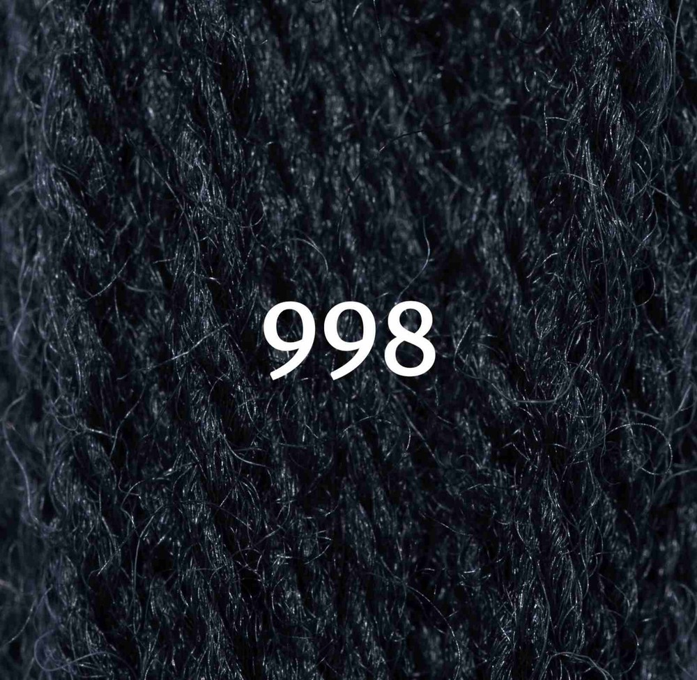 Appleton Tapestry Wool - 11 Yd Skein -  998 - Charcoal