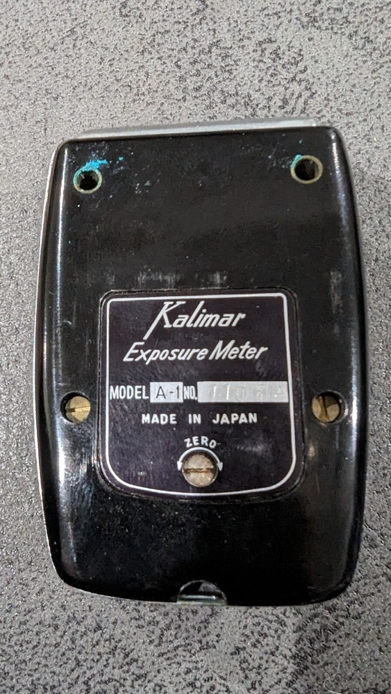 Kalimar Exposure Meter, Model A-1 In Original Case
