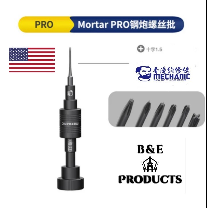 Mortar PRO, TORQUE Screwdriver, 1.5 Phillips ANTI-SLIP Mechanic