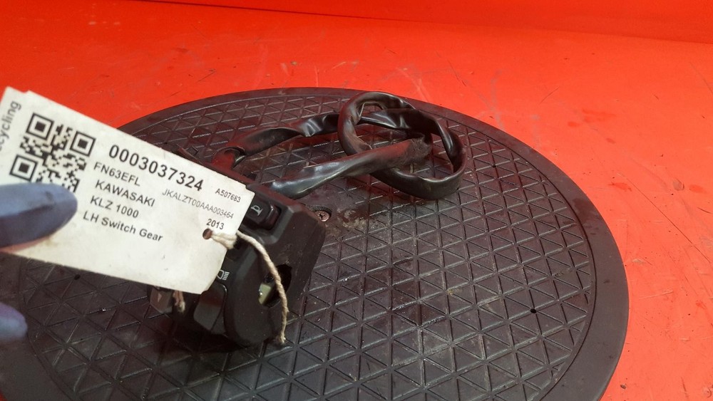 2013 KAWASAKI KLZ 1000 LEFT SWITCH GEAR