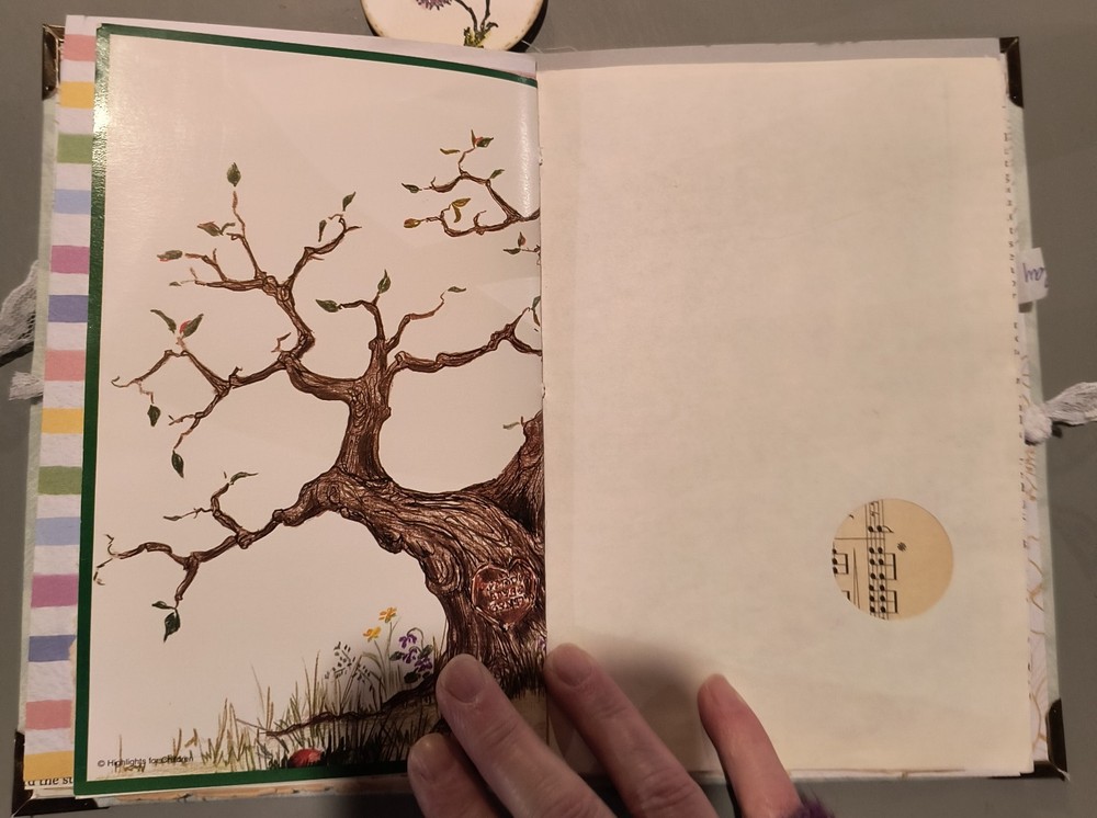 Handmade fabric covered junk journal