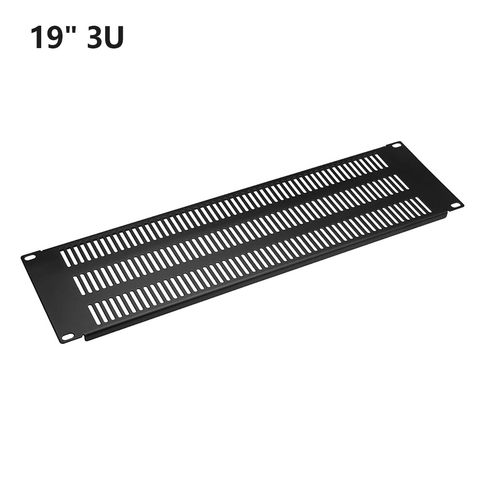 2U or 3U or 4U Vented Blank Rack Mount Panel Spacer 19" Network Server Cabinet
