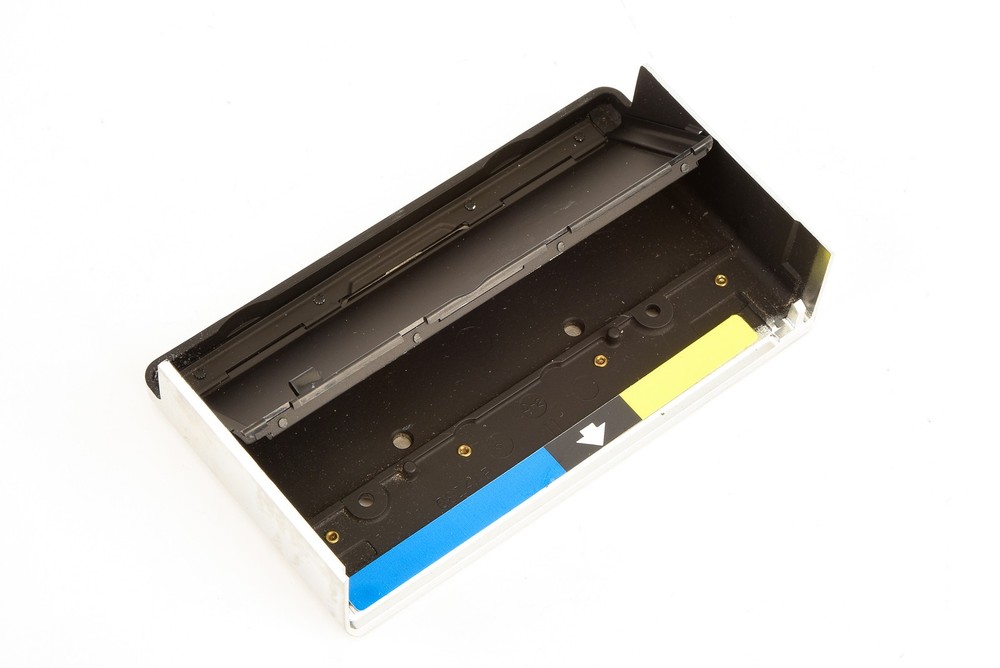 Polaroid SX-70 Camera Replacement Part - Silver - Front Bottom Cover V23