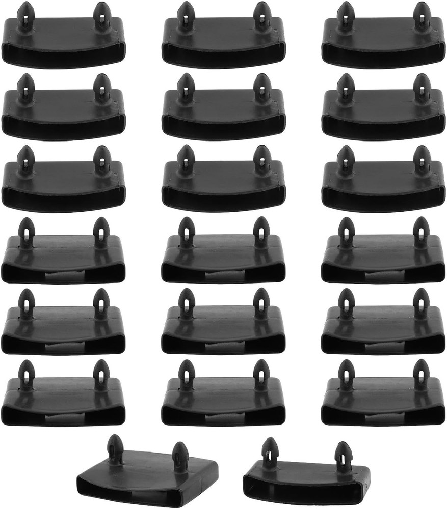 20Pcs 54x10mm Plastic Replacement Bed Slat Centre Caps Holders for...