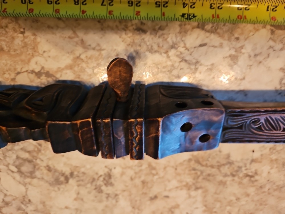 Hasapi Lute wood 2 string musical instrument