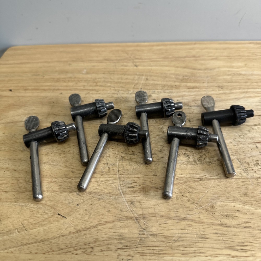 Lot of 6 JACOBS K3 & #3 DRILL CHUCK KEYS