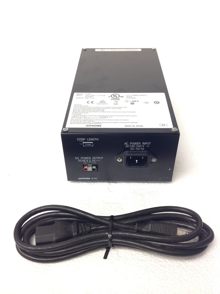 AIPHONE IS-PU Power Supply For IS Series Comm & Security Video Intercom FREESHIP