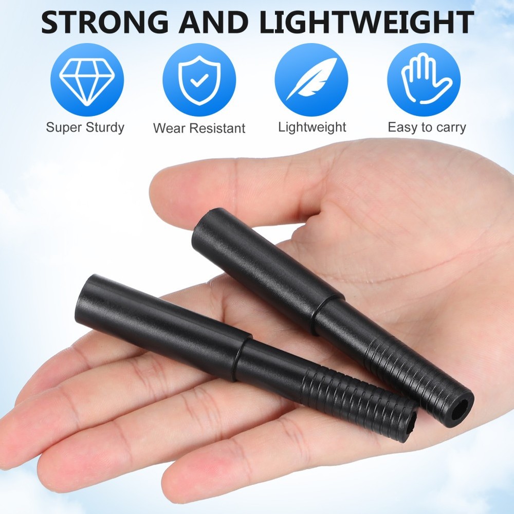 2 Pcs Golf Butt Extension Rods PP Material Spiral Shaft Stick