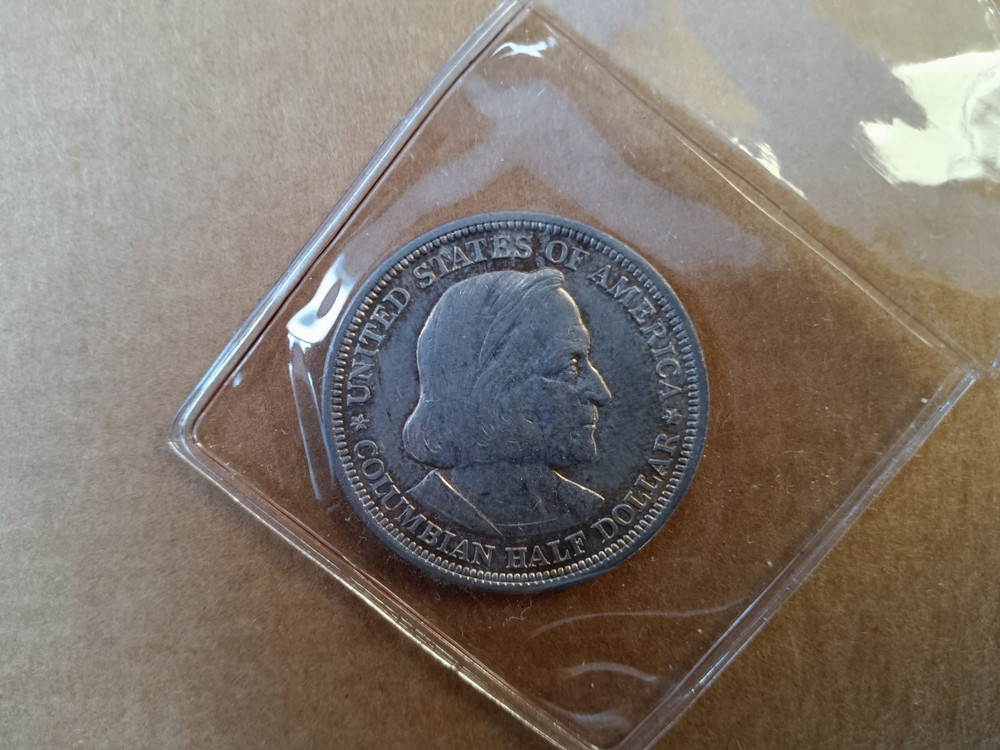 1893 columbian exposition silver half dollar