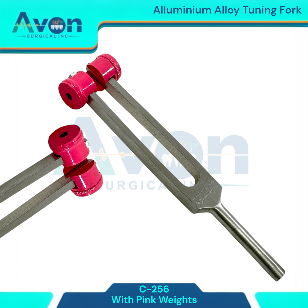 4 Pack | Tuning Forks With & Without Weights, C-128, C-256, C-512, C-1024