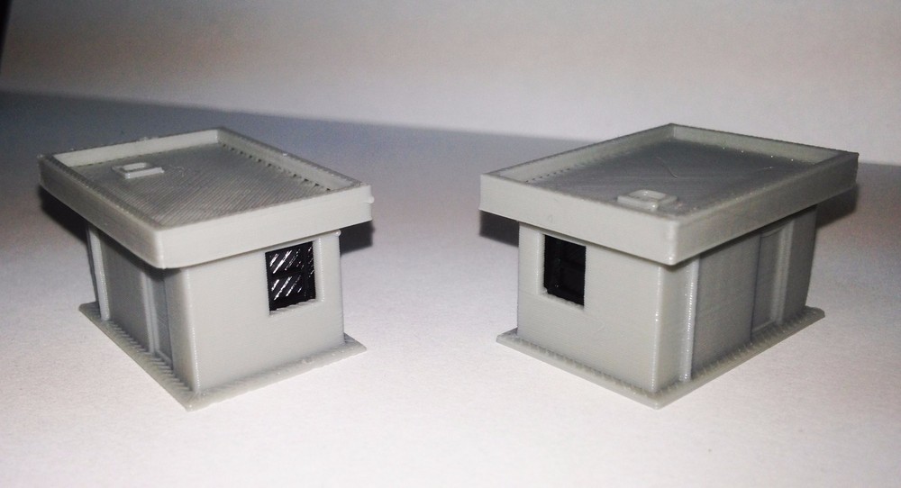 Outland Models Train Railway Layout Ticket / Guard Booth 2pcs Set N Scale 1:160