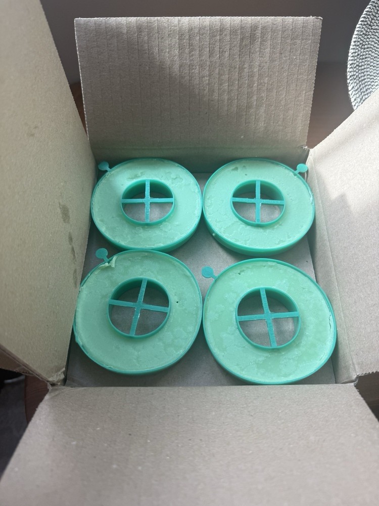 ECOLAB Pathways Solid Drain Detergent/Sanitizer - 12 Solid 4" Rings #20108 NIB