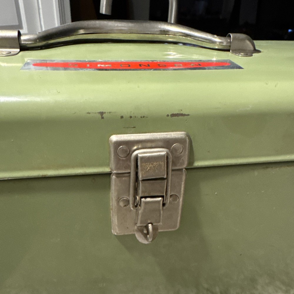 Simonsen Vintage Metal Tool Tackle Box