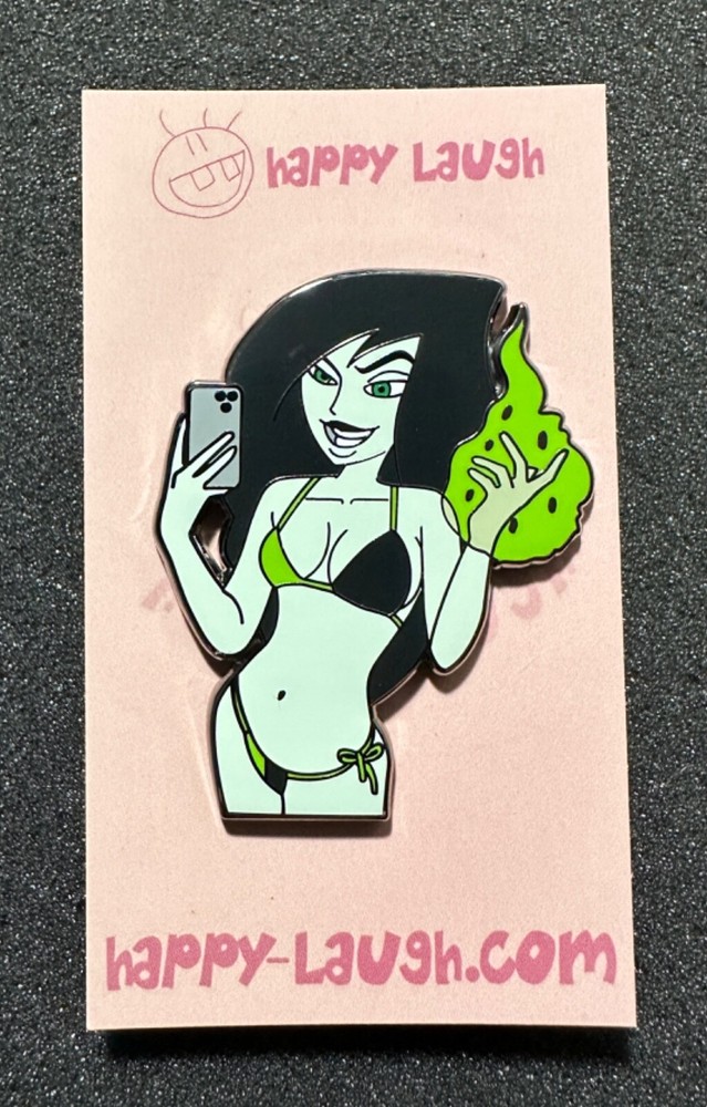 Shego's Bikini Selfie Lewd Enamel Pin
