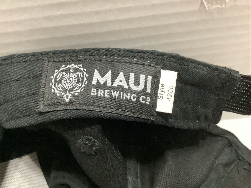 Maui Brewing Co. Hawaii, Black Logo Cap.