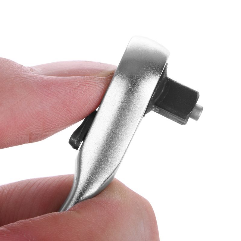 1/4" Ratchet Socket Wrench 72 Teeth Auto Quick Release Square for Head Drive Spa