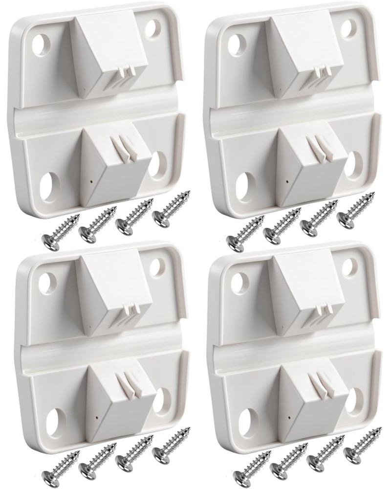 Cooler Hinges Replacement for Coleman Xtreme – 4 Pack, Unpainted/Transparent