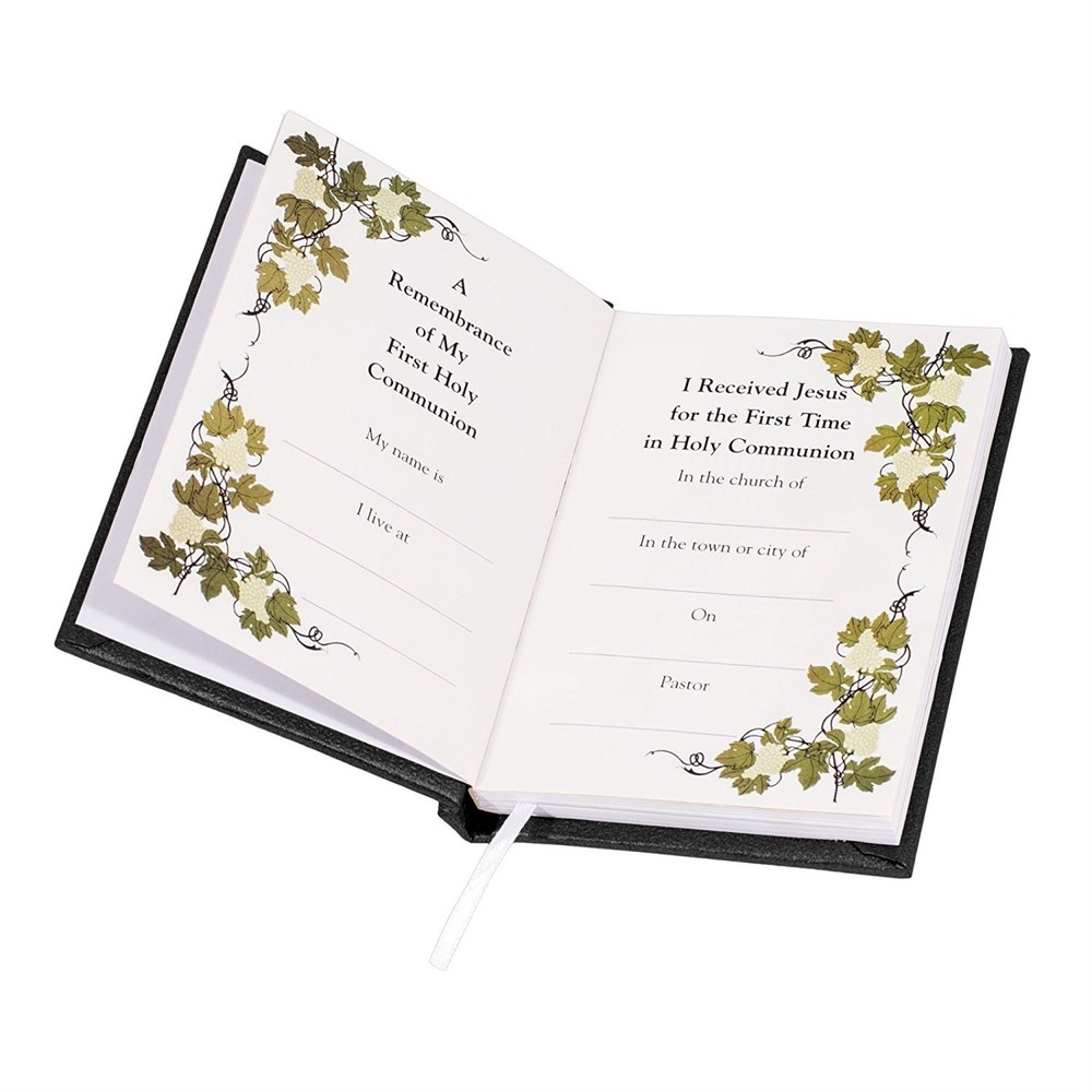 4 Piece Boy Communion Folder Set Rosary Book Pin