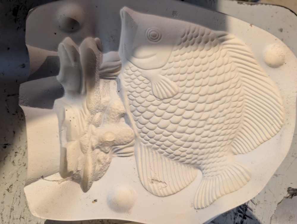 FISH Vintage Ceramic Slip Casting Mold