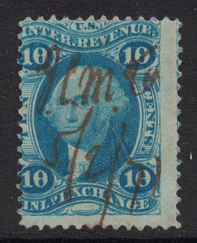 Scott R36c- Used- 10c Inland Exchange- First Issue, U.S. Internal Revenue