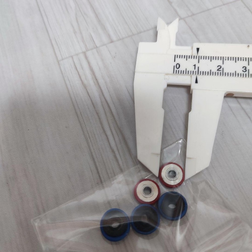 Mini 4Wd Aluminum Roller Resin With Rubber Ring