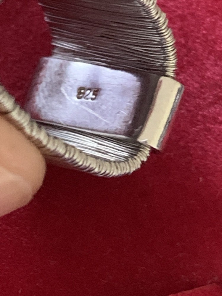 Sterling Silver CZ Ring: Sz 5/6: NWOT