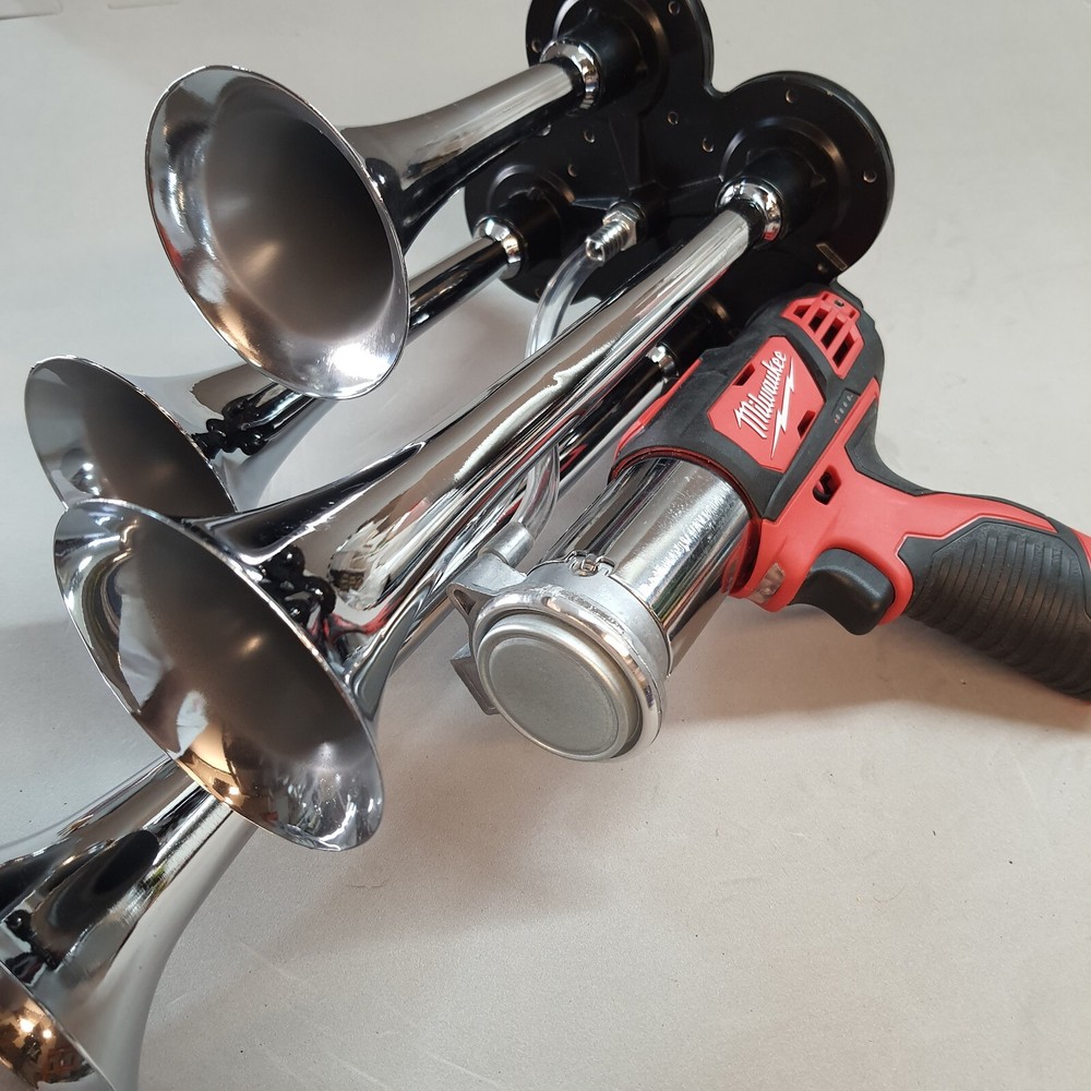 Milwaukee M12 12V Train Horn & Long-Range (2000 ft) Remote Control. Drill Impact