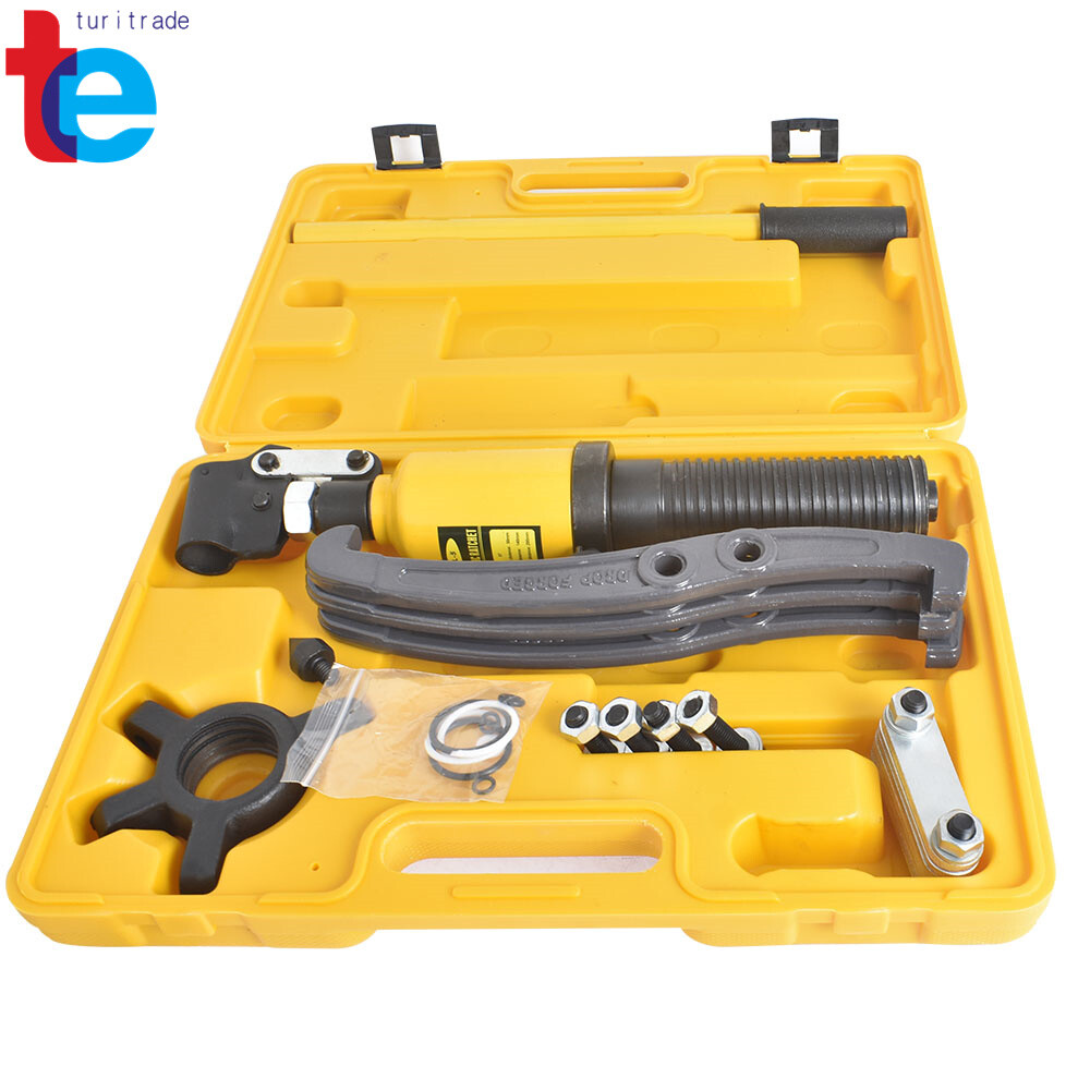 5 Ton 3-Jaw Hydraulic Gear Puller Set Wheel Bearing Pulling Separator w/Case