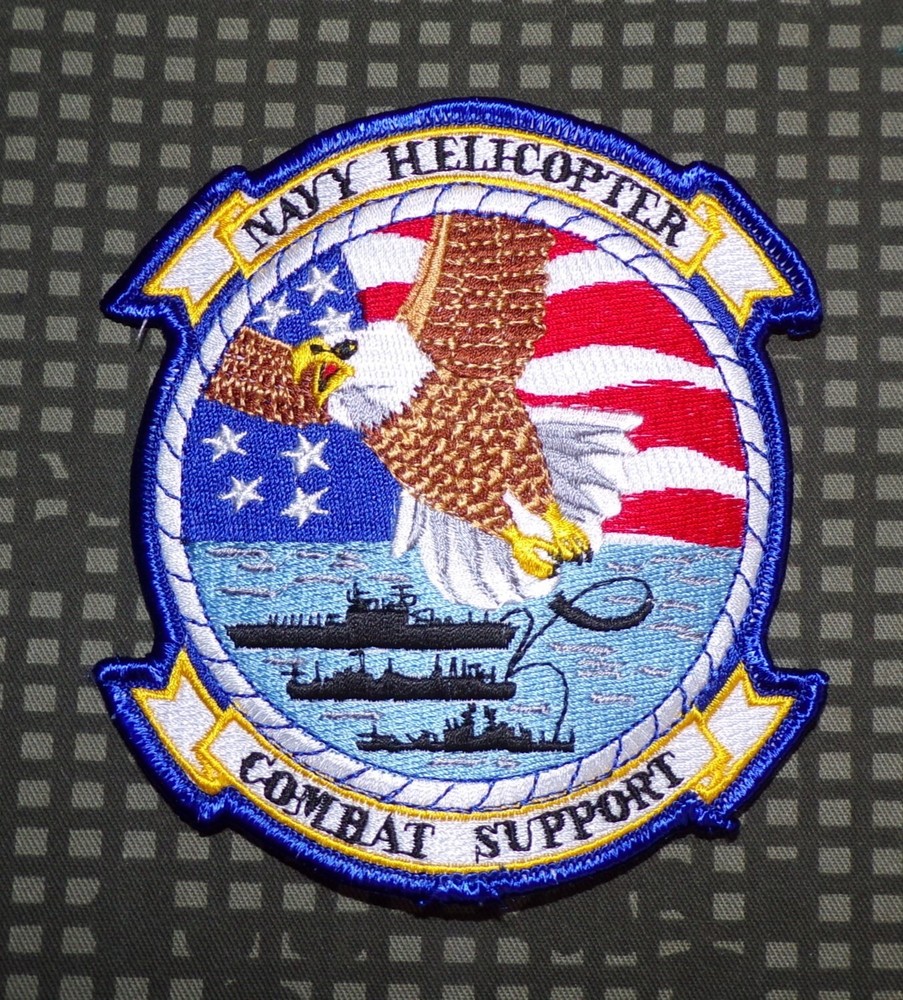 US Navy Helicopter Combat Support Squadron Full-Color Patch