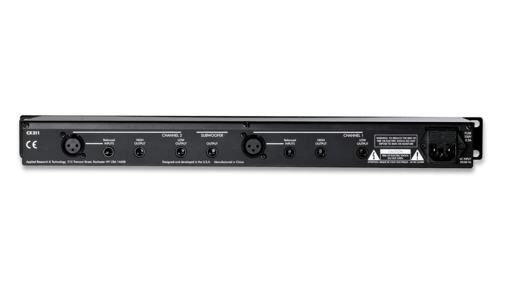 CX311 2-Way Crossover with Subwoofer Output