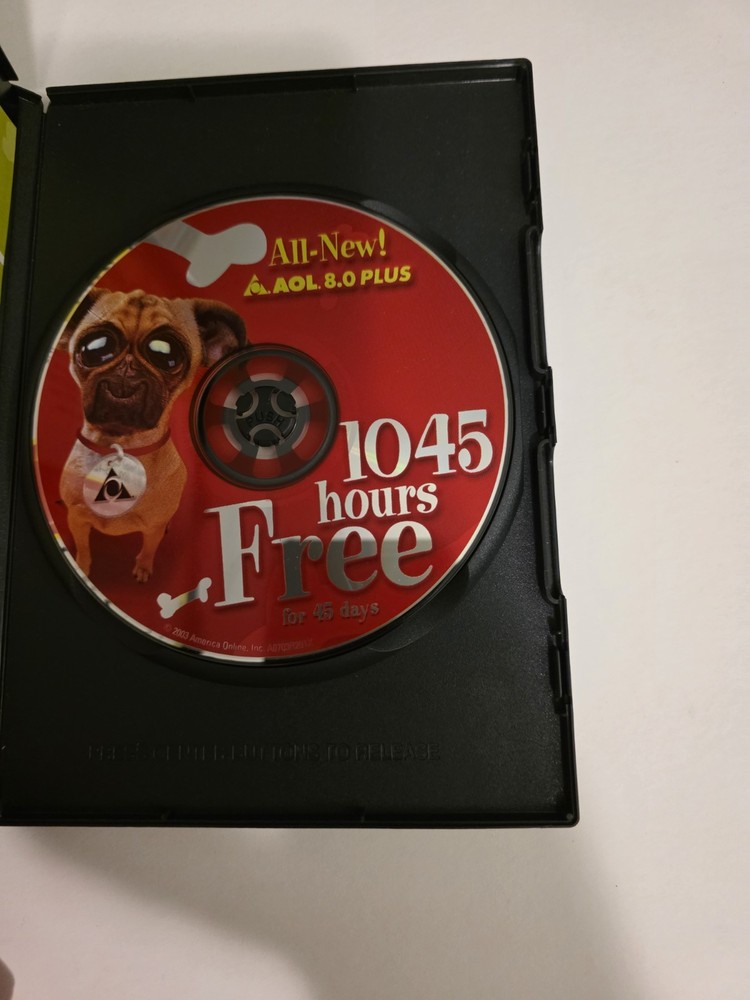 AOL 8.0 Plus CD collectible