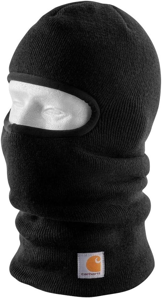 Black Acrylic Stretchable Face Mask - Thinsulate Insulation for Maximum Warmth