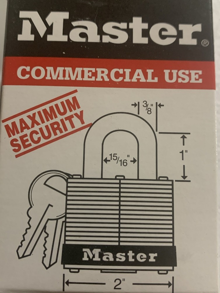 Master Lock #5 Padlock with Keys