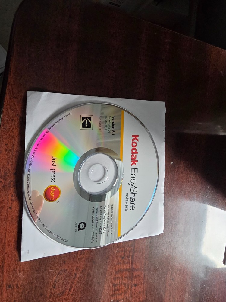 Kodak Easyshare software Version 5.1 CD. FREE SHIPPING